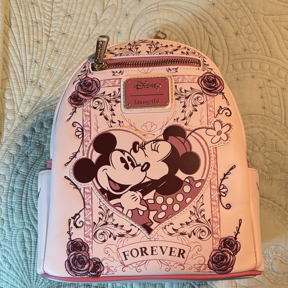 Mickey & Minnie Forever Loungefly NWT